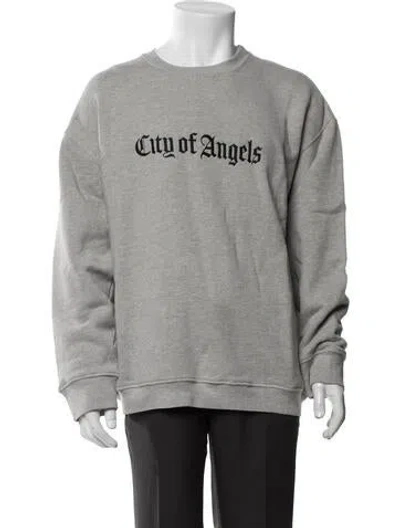 Pre-owned Adaptation Crew Neck Long Sleeve Sweatshirt In Grey