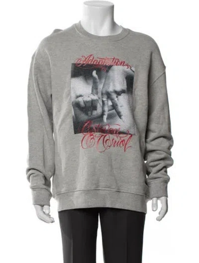 Pre-owned Adaptation Graphic Print Crew Neck Sweatshirt In Multicolor