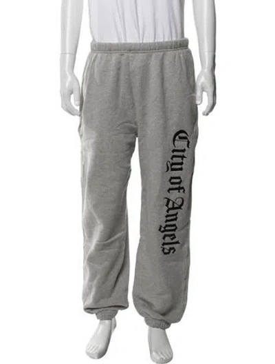 Pre-owned Adaptation Graphic Print Lounge Bottoms In Grey