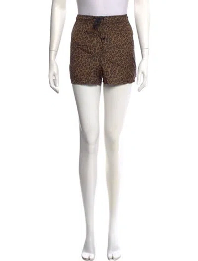 Pre-owned Adaptation Nylon Mini Shorts In Brown