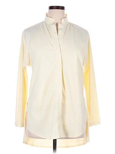 Pre-owned Aday 3/4 Sleeve Blouse In Ivory