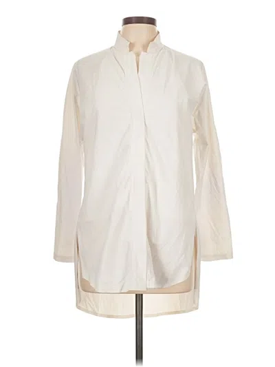 Pre-owned Aday 3/4 Sleeve Blouse In Ivory
