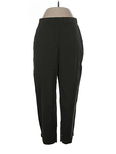 Pre-owned Aday Active Pants In Black