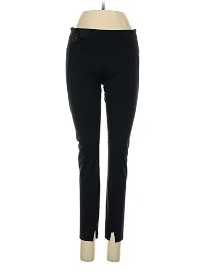 Pre-owned Aday Active Pants In Black