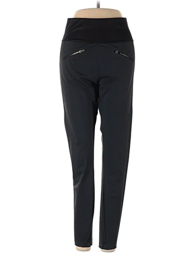 Pre-owned Aday Active Pants In Black