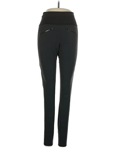 Pre-owned Aday Active Pants In Black