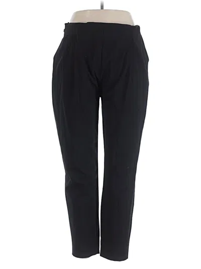 Pre-owned Aday Active Pants In Black