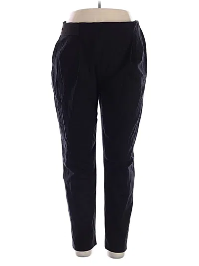 Pre-owned Aday Active Pants In Black