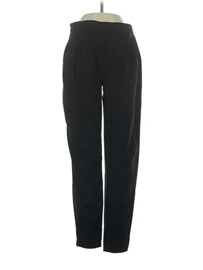 Pre-owned Aday Active Pants In Black