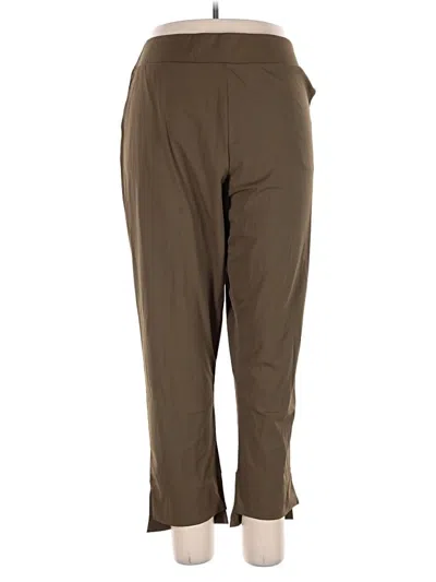 Pre-owned Aday Active Pants In Brown