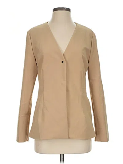 Pre-owned Aday Blazer Jacket In Tan