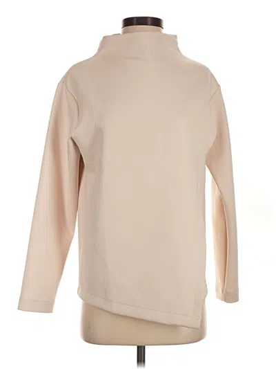 Pre-owned Aday Long Sleeve Top Tan Turtleneck Tops
