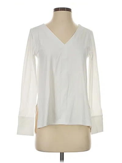 Pre-owned Aday Long Sleeve T-shirt In Ivory