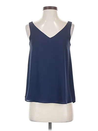 Pre-owned Aday Sleeveless Blouse In Blue