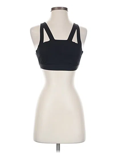 Pre-owned Aday Tank Top Black Halter Neckline Tops