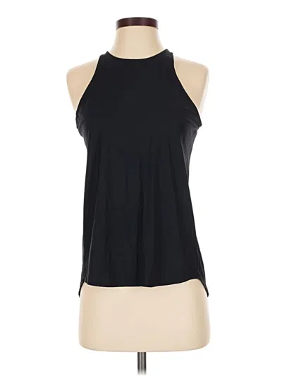 Pre-owned Aday Tank Top Black Halter Neckline Tops