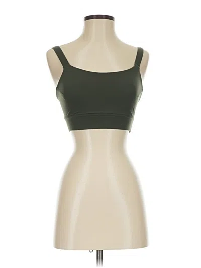 Pre-owned Aday Tube Top Green Strapless Neckline Tops