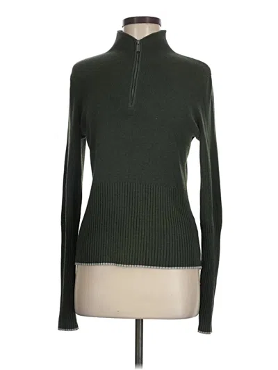 Pre-owned Aday Turtleneck Sweater In Green