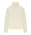 Add Basic Rice Turtleneck Sweater In White