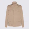 Add Field Jacket Garment Washed In Brown