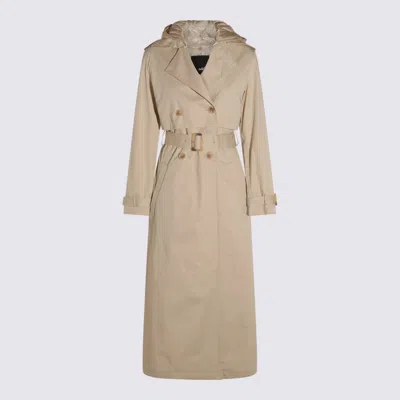 Add Beige Cotton Trench Coat