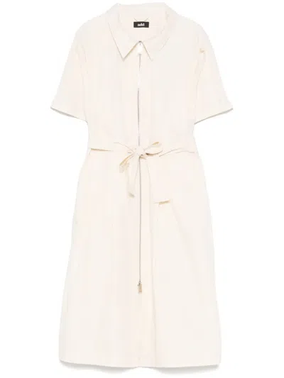 ADD BELTED MIDI DRESS
