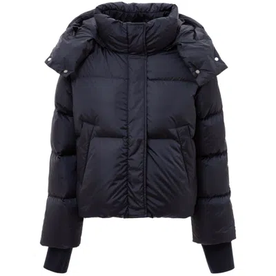 ADD BLUE POLYAMIDE JACKETS & COAT