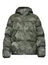 Add Camouflage-pattern Hooded Jacket In Green