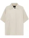 Add Cotton Shirt Jacket In White