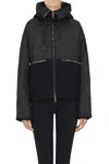 Add Cloth Inserts Down Jacket In Black