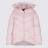 Add Chevron-quilted Puffer Jacket In Pink