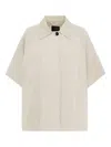 Add Cotton Shirt Jacket In Neutral