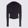 Add Knit Hooded Top Clothing