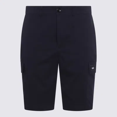 ADD ADD DARK BLUE COTTON SHORTS