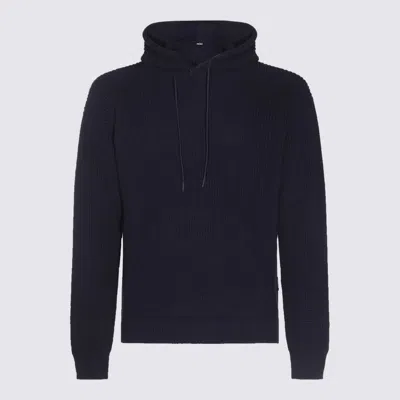 ADD ADD DARK BLUE COTTON SWEATSHIRT