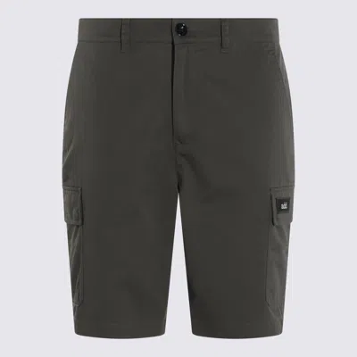 ADD ADD DARK GREEN COTTON SHORTS