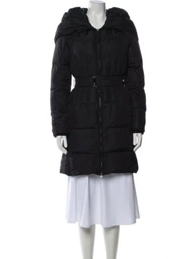 Pre-owned Add Down Coat In Black