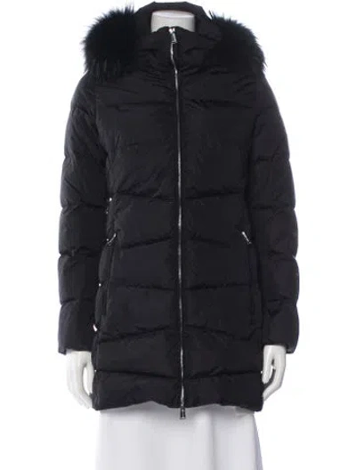 Pre-owned Add Down Coat In Black
