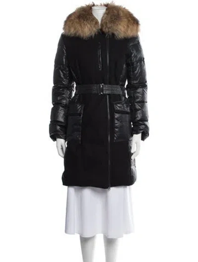 Pre-owned Add Down Coat In Black