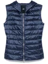 Add Down Gilet In Blue