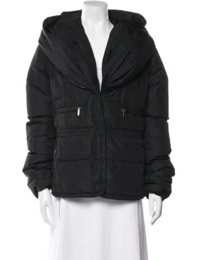 Pre-owned Add Down Jacket In Black