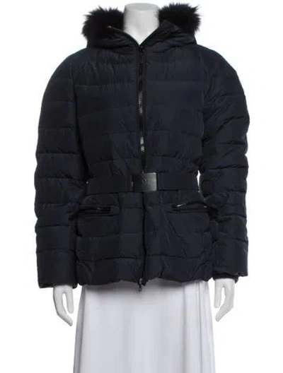 Pre-owned Add Down Jacket In Blue