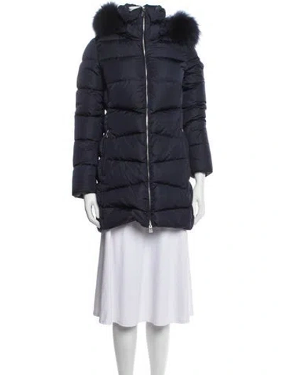 Pre-owned Add Down Jacket In Blue