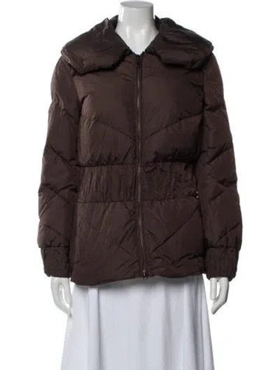 Pre-owned Add Down Jacket In Brown