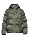 Add Camouflage-pattern Hooded Jacket In Green