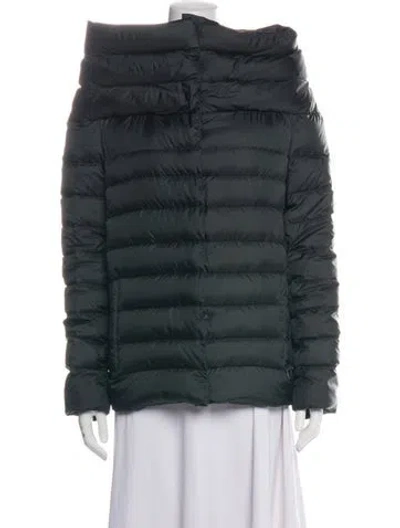 Pre-owned Add Down Jacket In Green