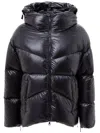 Add Down Jacket With Hood And Logo