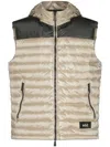 Add Beige Down Jacket In Green