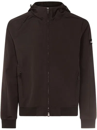 Add Drawstring Hood Jacket With Logo Patch