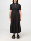 Add Dress  Woman Color Black In 黑色
